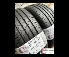 2 PNEUMATICI 205/45 R17 CONTINENTAL ESTIVE KM0