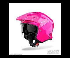 AIROH Casco Jet Kombakt - Color - Pink