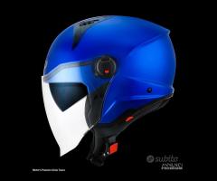 KYT Casco Jet D-CITY - Plain - Blue