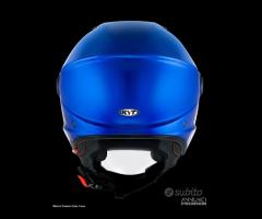 KYT Casco Jet D-CITY - Plain - Blue - 6