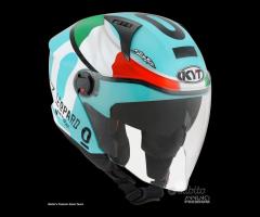 KYT Casco Jet D-CITY - Leopard - Tricolore
