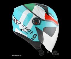 KYT Casco Jet D-CITY - Leopard - Tricolore