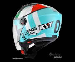 KYT Casco Jet D-CITY - Leopard - Tricolore - 6