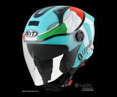 KYT Casco Jet D-CITY - Leopard - Tricolore - 8