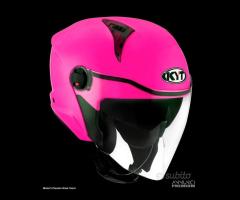 KYT Casco Jet D-CITY - Plain - Fuxia