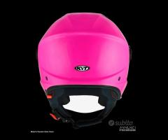 KYT Casco Jet D-CITY - Plain - Fuxia - 6