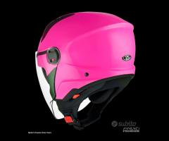 KYT Casco Jet D-CITY - Plain - Fuxia - 8