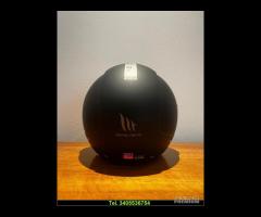 NUOVO CASCO JET DOPPIA VISIERA COLORE NERO OPACO