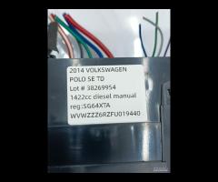 COMANDI CLIMA VOLKSWAGEN POLO 2014 6C0820045A  6C0 - 14