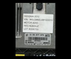 CENTRALINA MOTORE ECU OPEL INSIGNIA 2010 55577674
