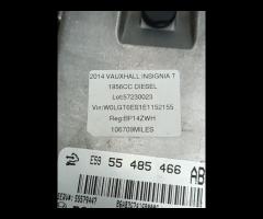CENTRALINA MOTORE ECU OPEL INSIGNIA 2014 55485466 - 11