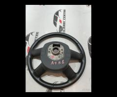 VOLANTE IN PELLE AUDI A4 B8 4 RAGGI 8K0419091BWUN - 12