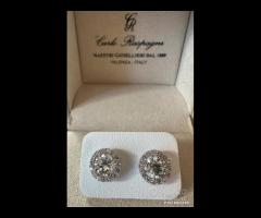 ORECCHINI ORO BIANCO 18kt. CON DIAMANTI ct. 1,76