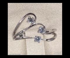 ANELLO ORO 18kt. CON DIAMANTI NATURALI FANTASIA