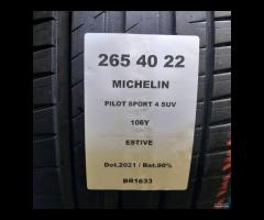 2 GOMME 265 40 22 MICHELIN BR1633