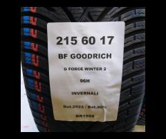 2 GOMME 215 60 17 BF GOODRICH BR1588