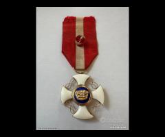 CROCE ORO 18kt. CAVALIERE ORDINE CORONA Dâ€™ITALIA