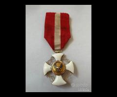 CROCE ORO 18kt. CAVALIERE ORDINE CORONA Dâ€™ITALIA