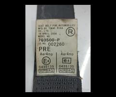 CINTURA DI SICUREZZA ANTERIORE DESTRA 2007 DAIHATS - 10