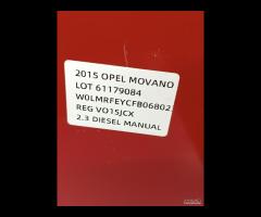 PORTA PORTIERA ANTERIORE DESTRA OPEL MOVANO B 2010 - 15
