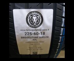 4 GOMME 225 60 18 BRIDGESTON A66302