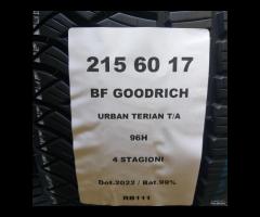 4 GOMME 215 60 17 BF GOODRICH RB111