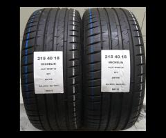 2 GOMME 215 40 18 MICHELIN RB110