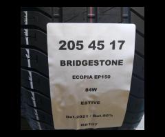 4 GOMME 205 45 17 BRIDGESTONE RB107