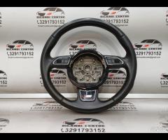 VOLANTE MULTIFUNZIONE STERZO IN PELLE TRAFORATA AU