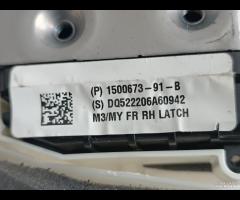 SERRATURA PORTA ANTERIORE DESTRA DX TESLA MODEL Y - 5