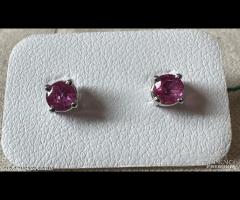 PAIO ORECCHINI IN ORO 18kt. CON RUBINI BIRMANI