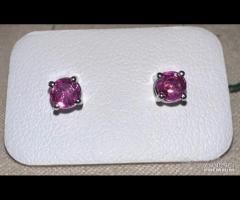 PAIO ORECCHINI IN ORO 18kt. CON RUBINI BIRMANI