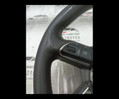 VOLANTE IN PELLE NERA MULTIFUNZIONE CON PALETTE AU - 9