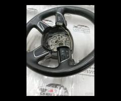 VOLANTE IN PELLE NERA MULTIFUNZIONE CON PALETTE AU - 12