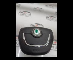 AIRBAG VOLANTE SKODA OCTAVIA II (1Z3) 1Z0880201AH - 9