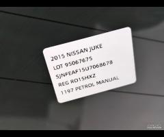 PORTELLONE COFANO POSTERIORE BAULE NISSAN JUKE I 2 - 12