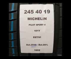 4 GOMME 245 40 19 MICHELIN A1652