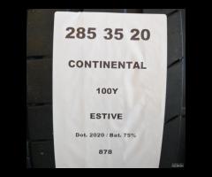 2 GOMME 285 35 20 CONTINENTAL A878