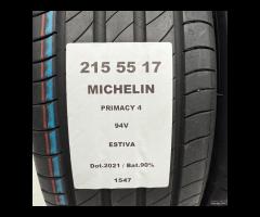 2 GOMME 215 55 17 MICHELIN A1547