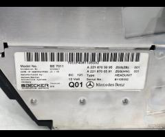 UNITA DI TESTA NAVIGAZIONE MULTIMEDIA MERCEDES S50 - 11
