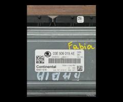 CENTRALINA MOTORE ECU SKODA FABIA 03E906019AE 03E9