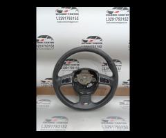 VOLANTE IN PELLE NERA MULTIFUNZIONALE AUDI A4 S-LI