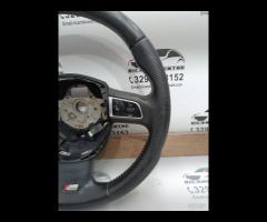 VOLANTE IN PELLE NERA MULTIFUNZIONALE AUDI A4 S-LI