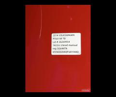 PARAURTI POSTERIORE VOLKSWAGEN POLO 2014 COLORE D8 - 7