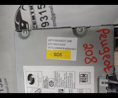 AUTORADIO RECEVITORE TELEMATICO 2019 PEUGEOT 208 9 - 12