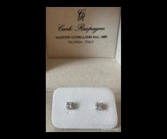 PAIO ORECCHINI ORO BIANCO 18kt. CON DIAMANTI