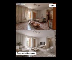 Villa singola su due livelli a montemarciano