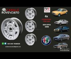 4 Cerchi lega CROMODORA CD66 13 4x98 Alfa Romeo