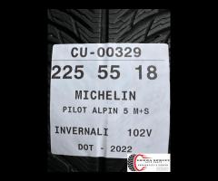 2 PNEUMATICI 225/55 R18 MICHELIN INVERNALI 75% - 4