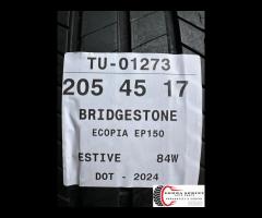 4 PNEUMATICI 205/45 R17 BRIDGESTONE ESTIVE - 9